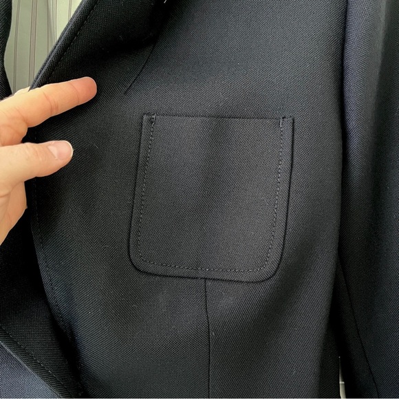 J. Crew Rhodes 100% Italian Wool Blazer Office Career Preppy | Darkest Navy | 4 - Picture 7 of 16
